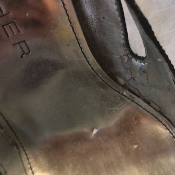 Mark Fisher Black patent leather pumps size 7.5. - Picture 10 of 12